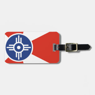 Wichita Kansas ICT Flagga Bagagebricka