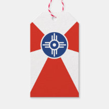 Wichita Kansas ICT Flagga Gift Märkre