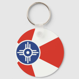 Wichita Kansas ICT Flagga Nyckelring