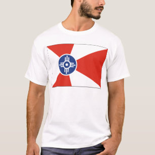 Wichita Kansas ICT Flagga T Shirt