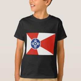 Wichita Kansas ICT Flagga T Shirt