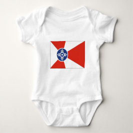 Wichita Kansas ICT Flagga Tee Shirt