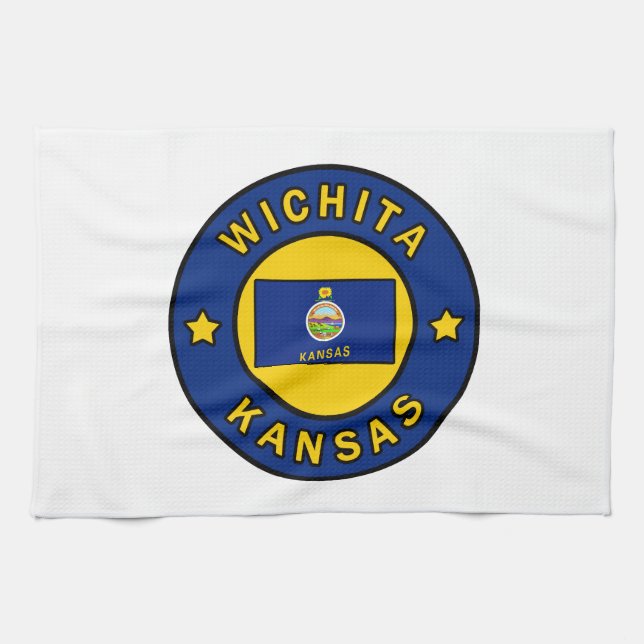 Wichita Kansas Kökshandduk (Horisontell)