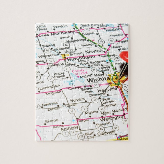 Wichita Kansas Pussel (Vertikal)