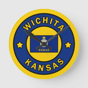 Wichita Kansas Rund Klocka