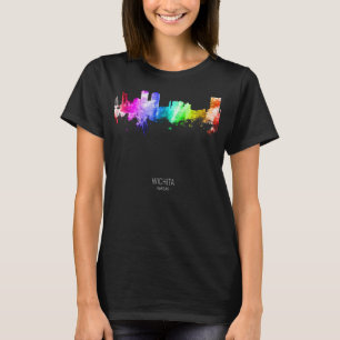 Wichita Kansas Skyline Skyscrapers T Shirt