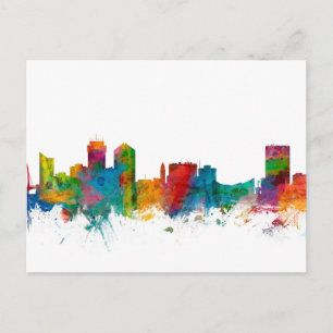 Wichita Kansas Skyline Vykort