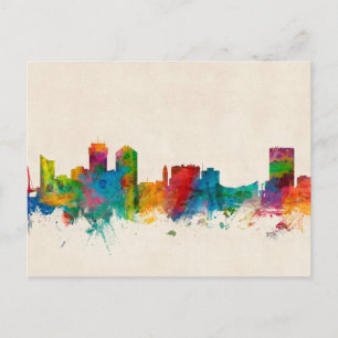 Wichita Kansas Skyline Vykort