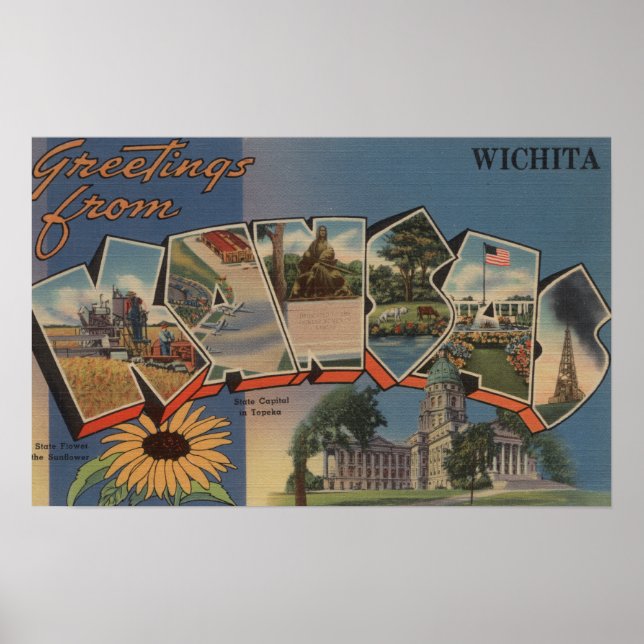 Wichita, Kansas - Stora Brev Scenes Poster (Framsidan)