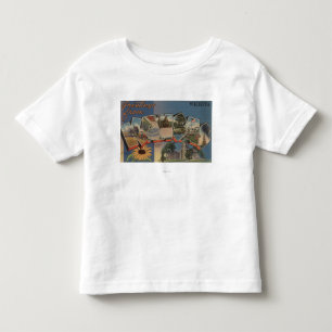 Wichita Kansas - stora brevplatser Tee