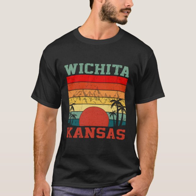 Wichita Kansas T Shirt (Framsida)
