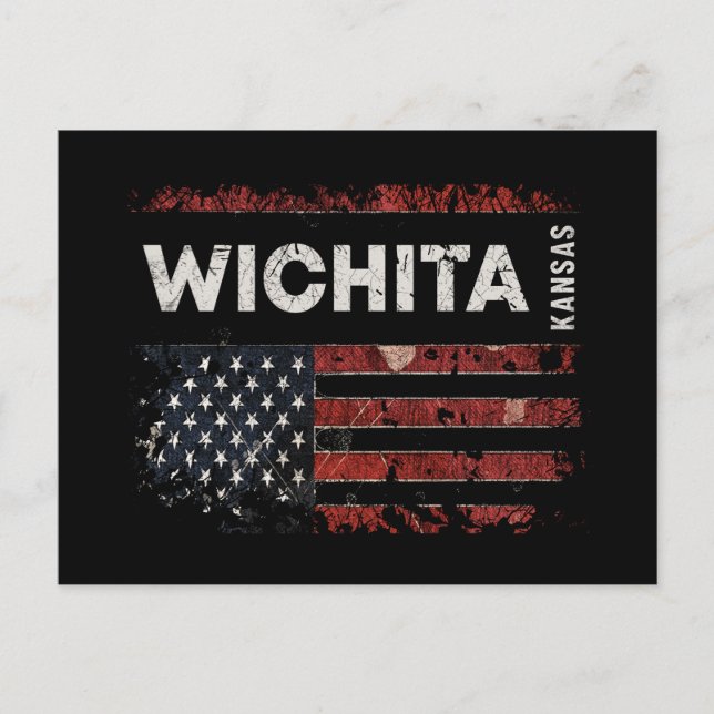 Wichita Kansas Vykort (Framsida)