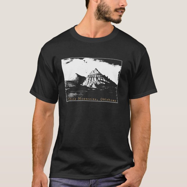 Wichita Mountains Granite Oklahoma United Stater T Shirt (Framsida)
