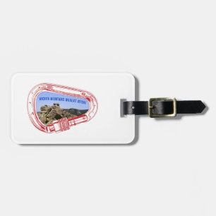 Wichita Mountains klättrande Carabiner Bagagebricka