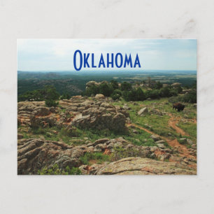 Wichita Mountains, Oklahoma Vykort
