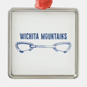 Wichita Mountains Sten-klätterkvickdraw Julgransprydnad Metall