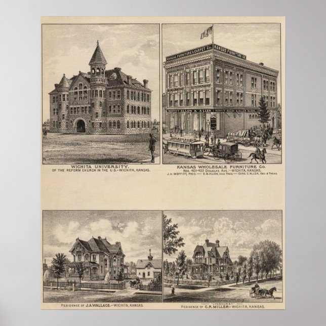 Wichita Universiteten, Kansas Poster (Framsidan)