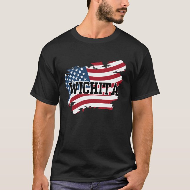 Wichita USA T Shirt (Framsida)