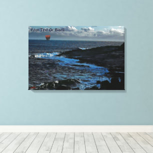 Wick Bay Viking Långskepp Canvastryck