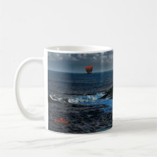 Wick Bay Viking Långskepp Kaffemugg