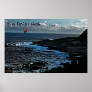 Wick Bay Viking Långskepp Poster