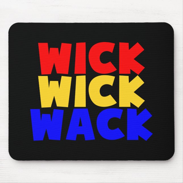 Wick Wick Wack Musmatta (Framsidan)