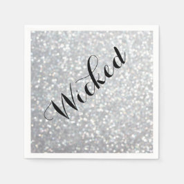 Wickade in Sparkles Halloween Napkin Pappersservett
