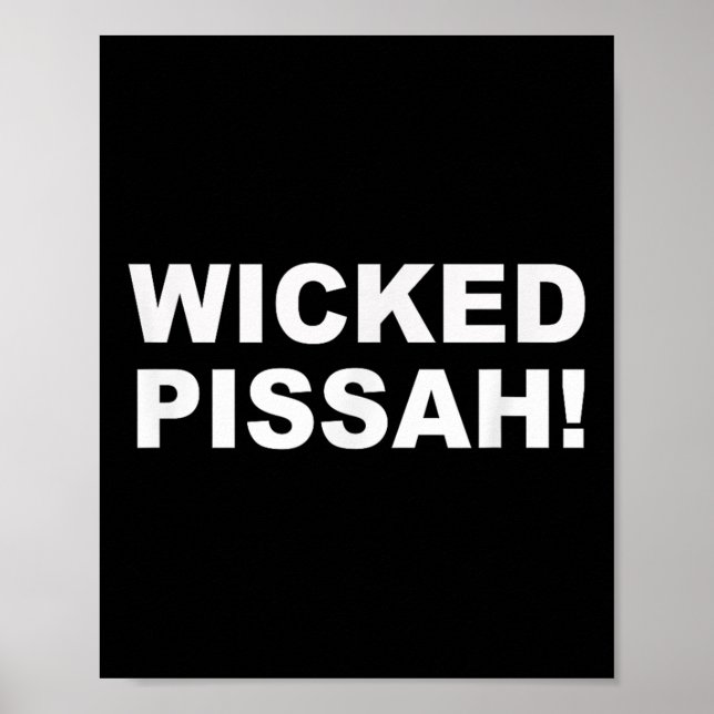 Wicked Ah! Funny Awesome Er New England  Poster (Framsidan)