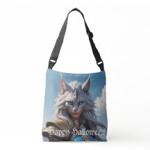 Wicked Blue Eyed Cat Tote