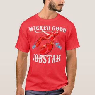 Wicked Bra Lobstah Maine Lobster Classic TShirt T Shirt