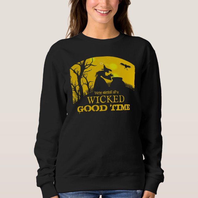 Wicked Bra Time Halloween T Shirt (Framsida)