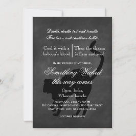 Wicked Cat Halloween-inbjudan Inbjudningar