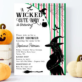 Wicked Cute Baby bringar Halloween Baby Shower Inbjudningar