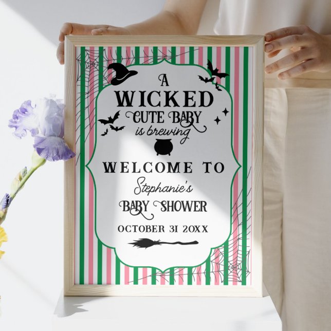 Wicked Cute Baby bringar Halloween Baby Shower Poster (Skapare uppladdad)