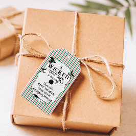 Wicked Cute Baby is Brewing Halloween Baby Shower Presentetikett