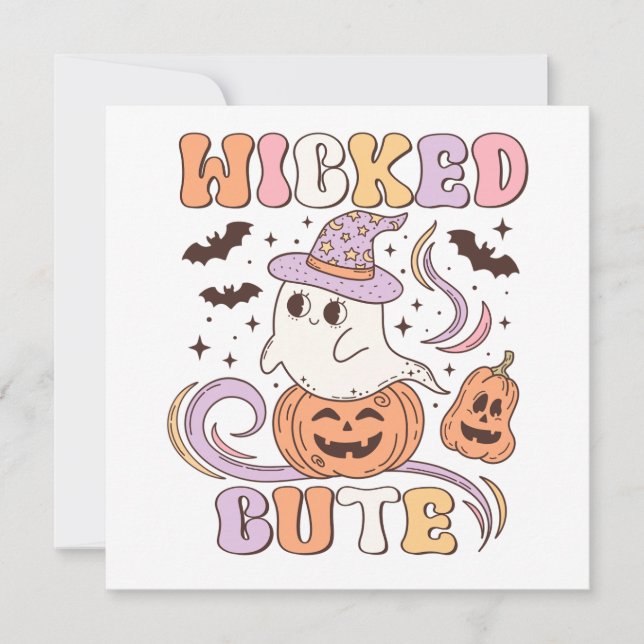Wicked Cute Halloween Inbjudningar (Framsida)