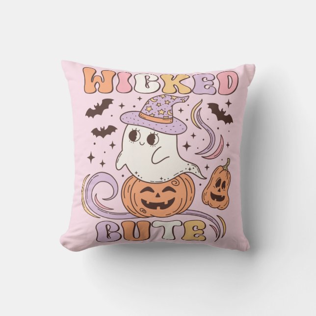 Wicked Cute Halloween Kudde (Framsida)