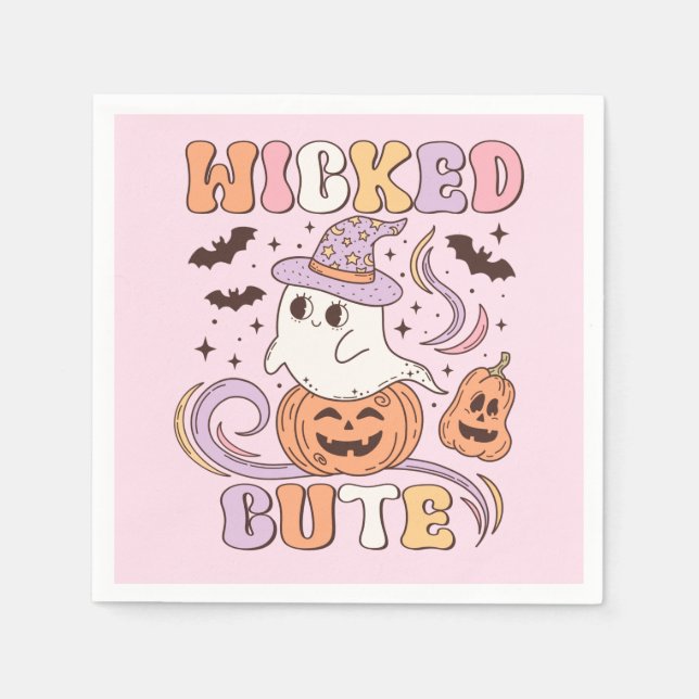 Wicked Cute Halloween Pappersservett (Framsidan)
