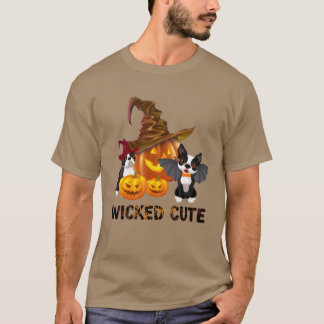 Wicked Cute Halloween Witch Bostonerrier-vänner T Shirt