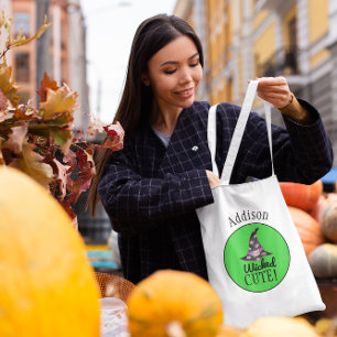 Wicked Cute Personlig Halloween Tote Tygkasse