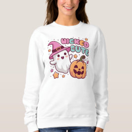Wicked Cute Sweater - Kawaii Ghost Halloween Pullo T Shirt