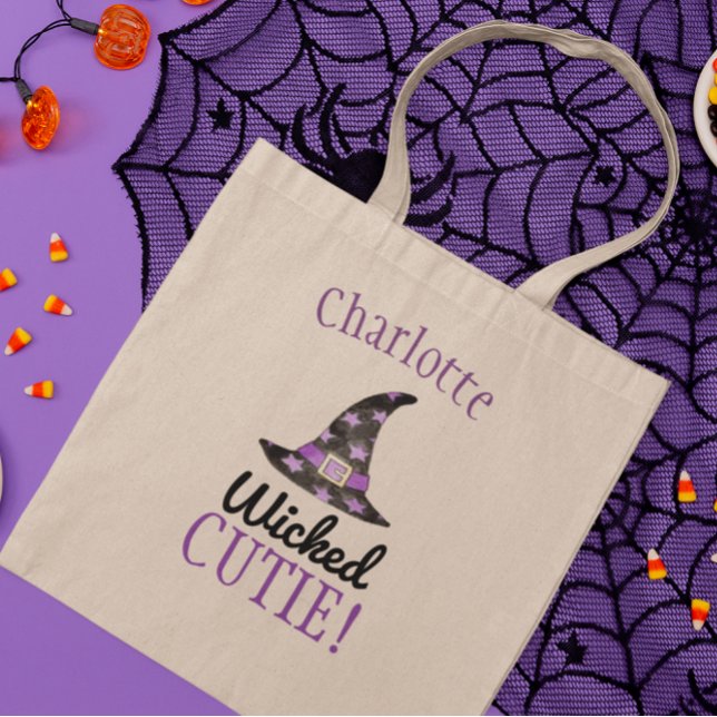 Wicked Cutie Personlig Halloween Tote Tygkasse (Skapare uppladdad)