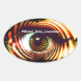 Wicked Eyez Ovalt Klistermärke