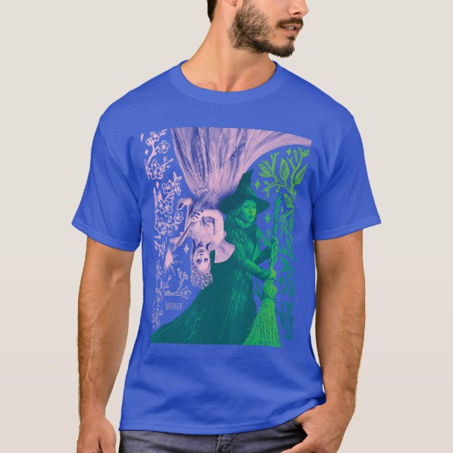 Wicked For Good Glinda and Elphaba in Perfect Cont T Shirt (Framsida)