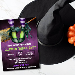 Wicked Halloween Costume Party-inbjudan Inbjudningar
