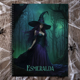 Wicked Halloween Witch i Lila och Black Namn