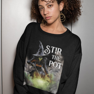 Wicked Halloween Witch Stir Pot T Shirt