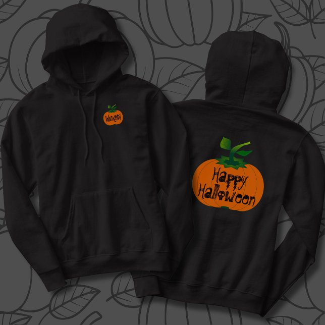 Wicked Happy halloween Pumpkin Hoodie (Skapare uppladdad)