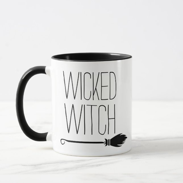 Wicked häxa Halloween Fall Coffee Mugg (Vänster)