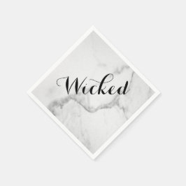 Wicked in Marble Halloween Napkin Pappersservett